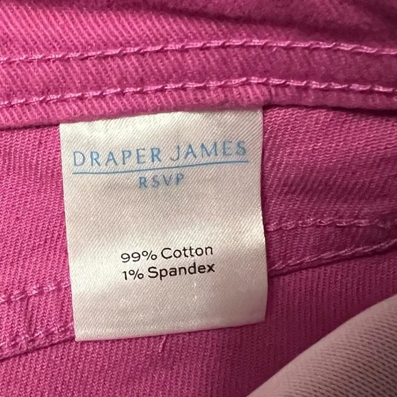 Women's Draper James Slash Pocket Wide Leg cropped Pants Orchid Size 4 NWT - Picture 4 of 10